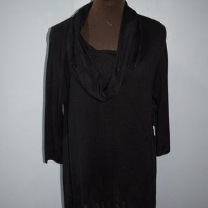 Lightweight Sweater w/ Scarf, NWT, XL